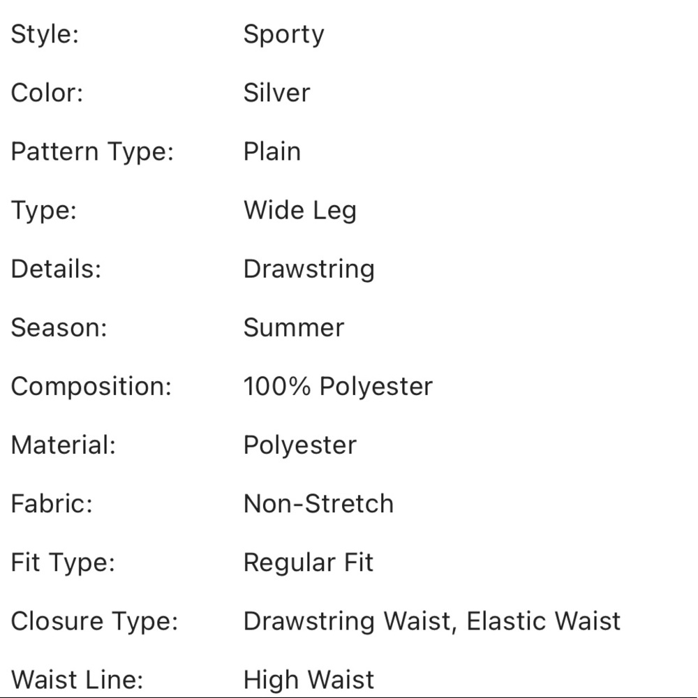 Drawstring Waist Windbreaker Metallic Shorts - Picture 6 of 6